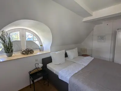 Ein Bett oder Betten in einem Zimmer der Unterkunft Haus Meer
