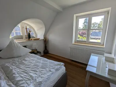 Ein Bett oder Betten in einem Zimmer der Unterkunft Haus Sonne