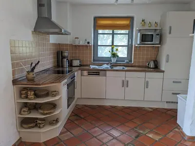 Küche/Küchenzeile in der Unterkunft Haus Stoeckwiese