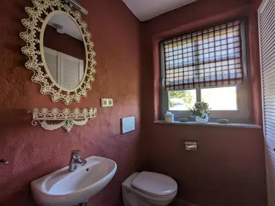 Ein Badezimmer in der Unterkunft Haus Stoeckwiese