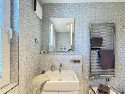 Ein Badezimmer in der Unterkunft Meerle 3
