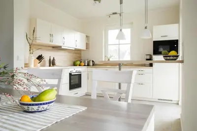 Küche/Küchenzeile in der Unterkunft Ferienhaus, Fuhlendorf