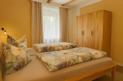 Ein Bett oder Betten in einem Zimmer der Unterkunft Dünenlicht 32