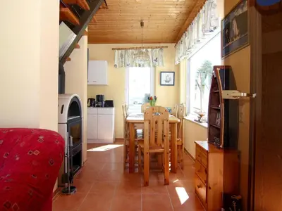 Küche/Küchenzeile in der Unterkunft Ferienhaus am Schilfufer in Barth