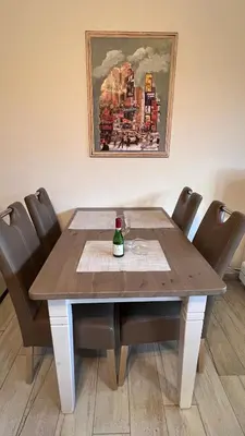 Ein Sitzbereich in der Unterkunft Ostseeperle Zingst, strandnahes 3-Zimmer Apartment