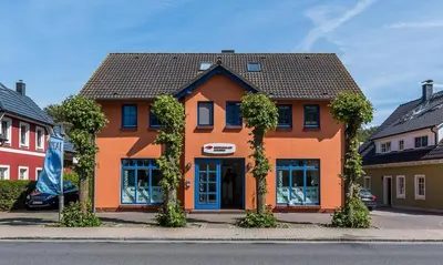 Das Gebäude in dem sich die Ferienwohnung befindet