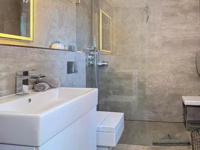 Ein Badezimmer in der Unterkunft Charlotte