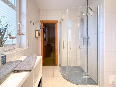 Ein Badezimmer in der Unterkunft Meeresrauschen 2