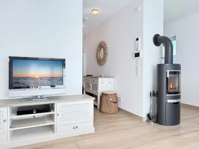 TV/Unterhaltungsangebot in der Unterkunft Strandkaten