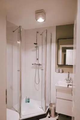 Ein Badezimmer in der Unterkunft Sünn un See - Hortensienblick