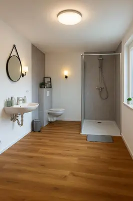 Ein Badezimmer in der Unterkunft Dat Fischerhuus