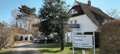 Das Gebäude in dem sich die Ferienwohnung befindet