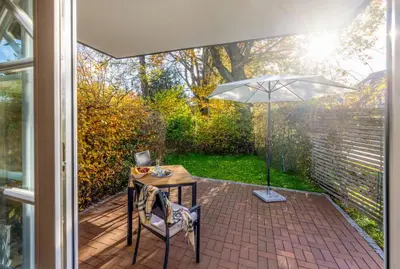 Ein Garten an der Unterkunft Whg Dynamique