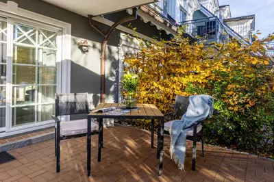 Ein Balkon oder eine Terrasse in der Unterkunft Whg Dynamique