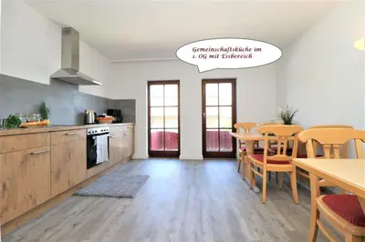 Küche/Küchenzeile in der Unterkunft Deutsches Haus Zimmer 27