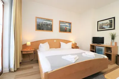 TV/Unterhaltungsangebot in der Unterkunft Deutsches Haus Zimmer 19 EG