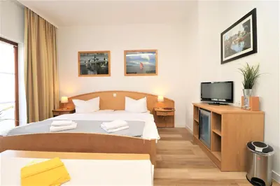 TV/Unterhaltungsangebot in der Unterkunft Deutsches Haus Zimmer 19 EG