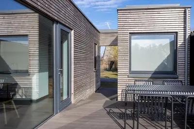 Ein Balkon oder eine Terrasse in der Unterkunft Haus Meersinn