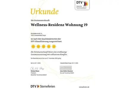 Grundriss der Unterkunft Wellness Residence Apartment 19