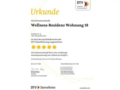 Grundriss der Unterkunft Wellness Residence Apartment 18