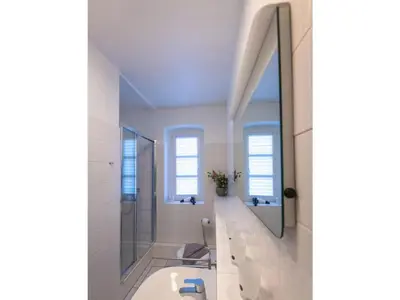 Ein Badezimmer in der Unterkunft Holiday apartment Ahrenshoop
