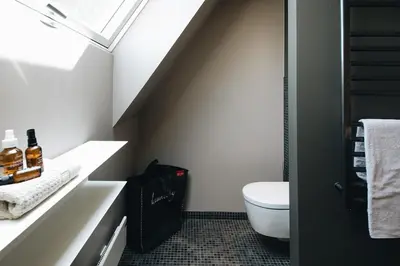 Ein Badezimmer in der Unterkunft Ferienhaus Siegfried
