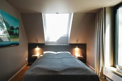 Ein Bett oder Betten in einem Zimmer der Unterkunft Ferienhaus Siegfried