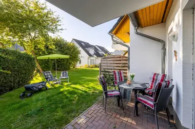 Ein Garten an der Unterkunft FeWo Bianca