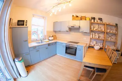 Küche/Küchenzeile in der Unterkunft Apartment in Prerow with terrace & close to the beach