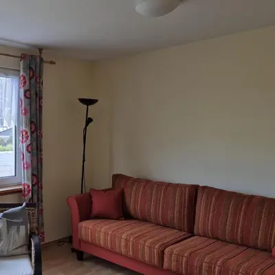 Ein Sitzbereich in der Unterkunft Haus Nordereck