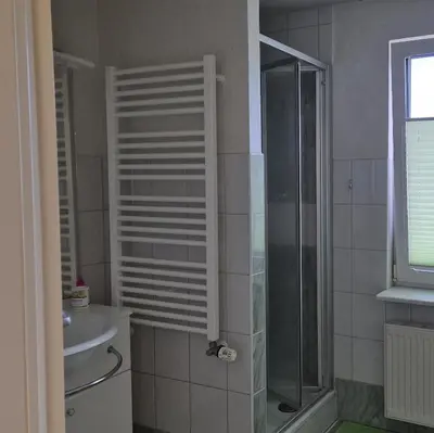Ein Badezimmer in der Unterkunft Haus Nordereck