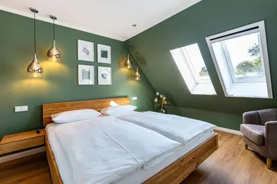 Ein Bett oder Betten in einem Zimmer der Unterkunft Sommerfrische