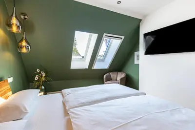 Ein Bett oder Betten in einem Zimmer der Unterkunft Sommerfrische