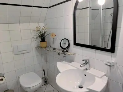 Ein Badezimmer in der Unterkunft Spitzgatt