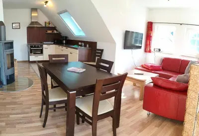 Küche/Küchenzeile in der Unterkunft Villa Carpe Diem Wohnung 9