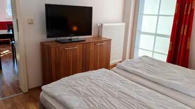 TV/Unterhaltungsangebot in der Unterkunft Villa Carpe Diem Wohnung 9