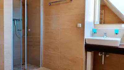 Ein Badezimmer in der Unterkunft Villa Carpe Diem Wohnung 9