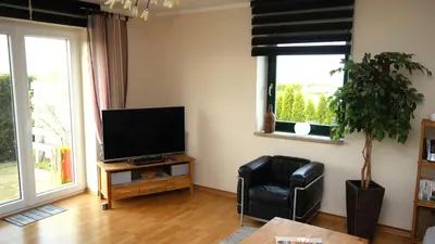 TV/Unterhaltungsangebot in der Unterkunft Ferienhaus Mantuja Ferienwohnung II