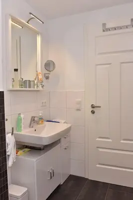 Ein Badezimmer in der Unterkunft Whg 04 - Seeschwalbe