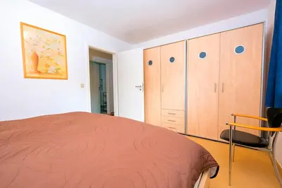 Ein Bett oder Betten in einem Zimmer der Unterkunft Fewo Seeadler