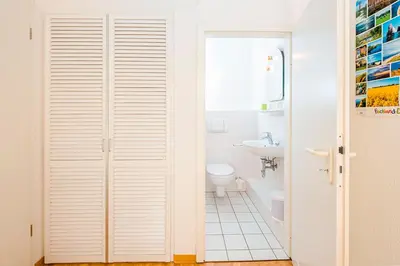 Ein Badezimmer in der Unterkunft Haus Seeschwalbe Fewo Nr 7
