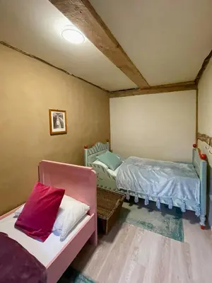 Ein Bett oder Betten in einem Zimmer der Unterkunft Cozy Holiday Haven Near Fischland-Darß-Zingst