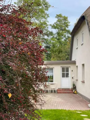 Ein Garten an der Unterkunft Cozy Holiday Haven Near Fischland-Darß-Zingst