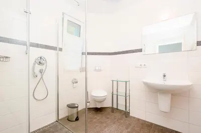 Ein Badezimmer in der Unterkunft Ferienhaus Nani
