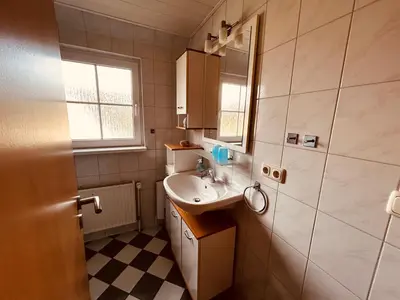 Ein Badezimmer in der Unterkunft Karina II