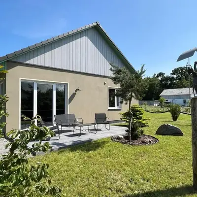 FeHa Boddenperle NILO Nisdorf mit Sauna im Badezimmer für Wellness