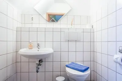 Ein Badezimmer in der Unterkunft Ferienhaus Poolaris
