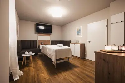 Ein Bett oder Betten in einem Zimmer der Unterkunft Ferienhäuser Baltic Lagoon Haus 16 