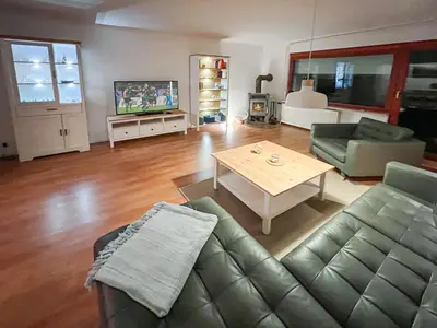 TV/Unterhaltungsangebot in der Unterkunft Ferienhaus Heideweg