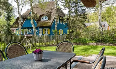 Ein Garten an der Unterkunft Muschel